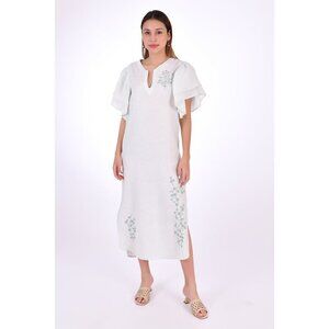 Fanm Mon Yeliz Dress Mint Green Womens Size Small